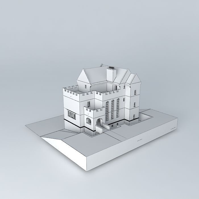 Norman Keep Free 3D model_3