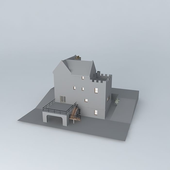 Norman Keep Free 3D model_1