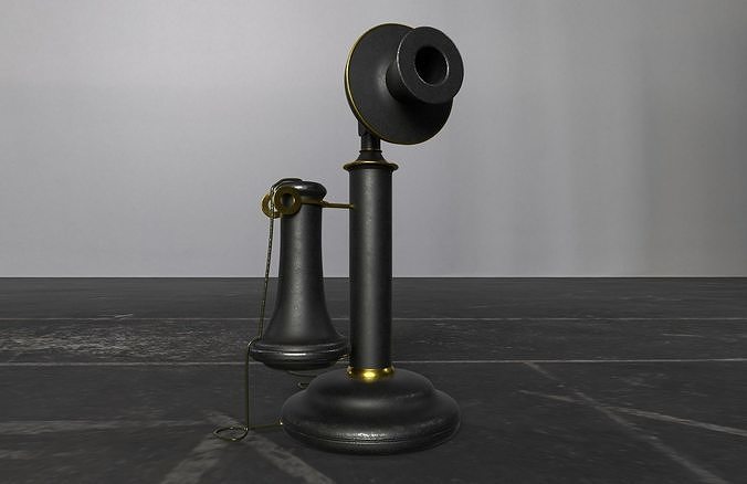 Old Telephone 3D model