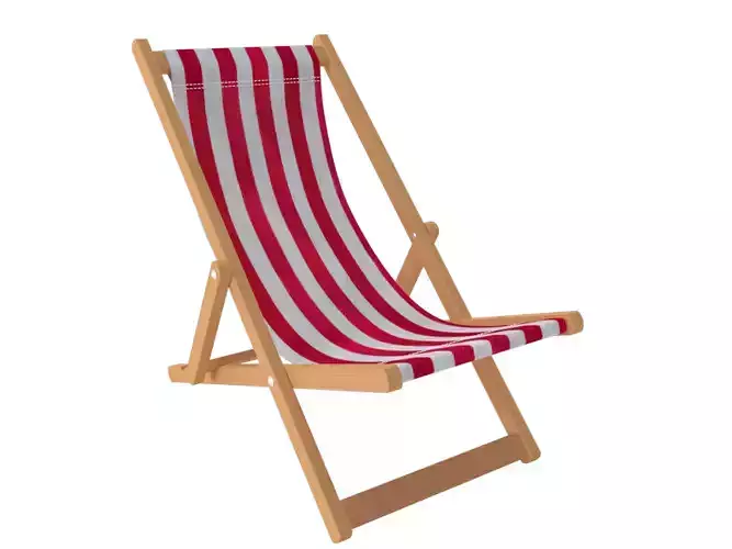  Deck Chair  3D model