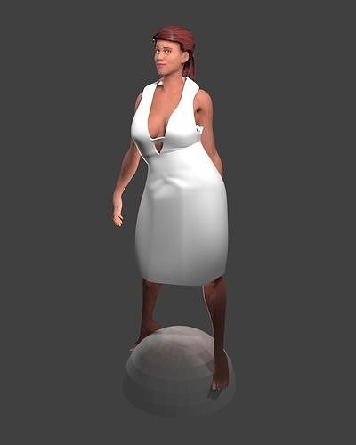 Chica Joven muy sexy 3D model