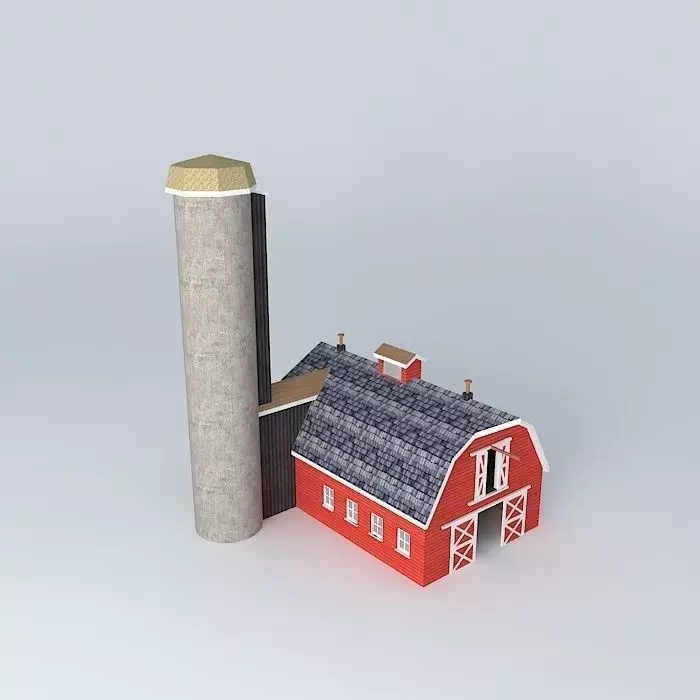 Quintessential Barn Free 3D model_0