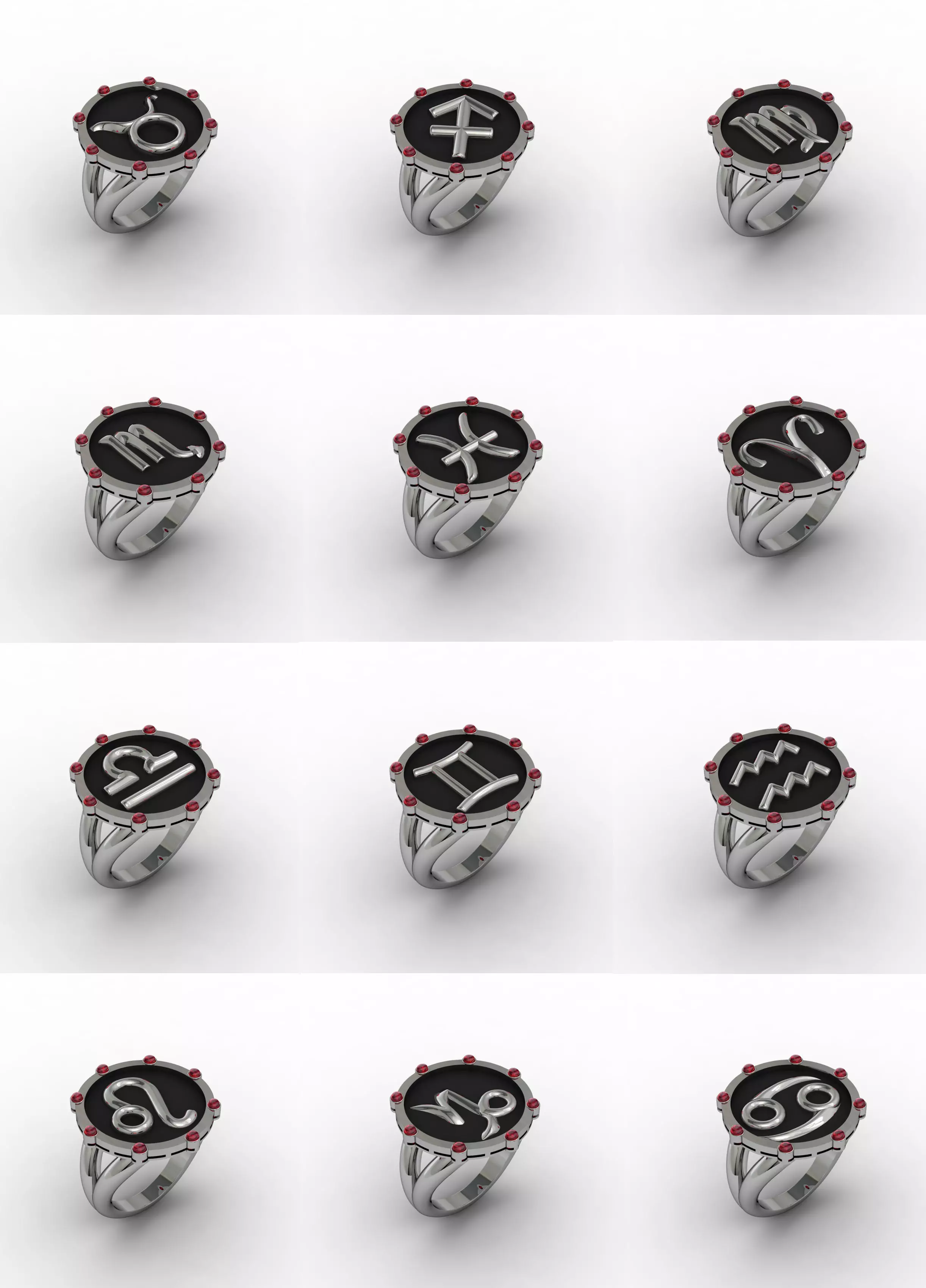 Zodiac Rings Collection _0