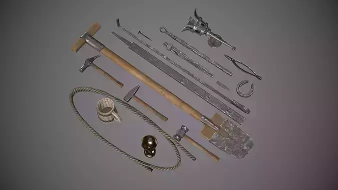 Medieval Tools Set