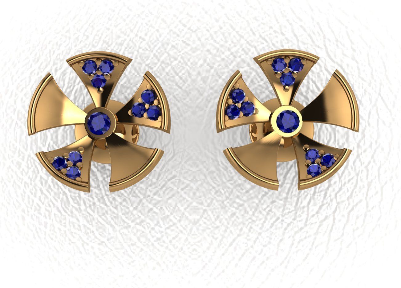 Elegant Earrings 3D print model_23