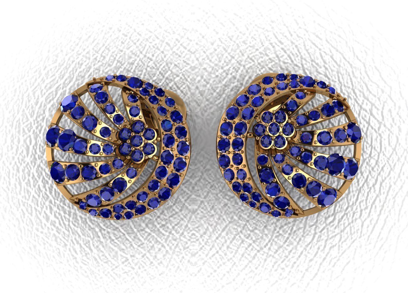 Elegant Earrings 3D print model_20