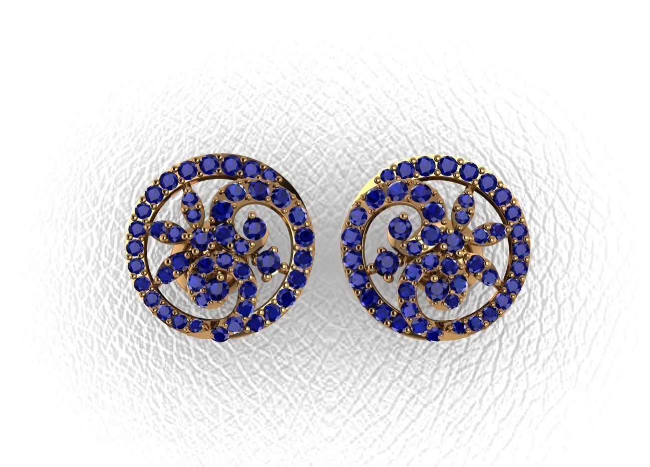 Elegant Earrings 3D print model_11