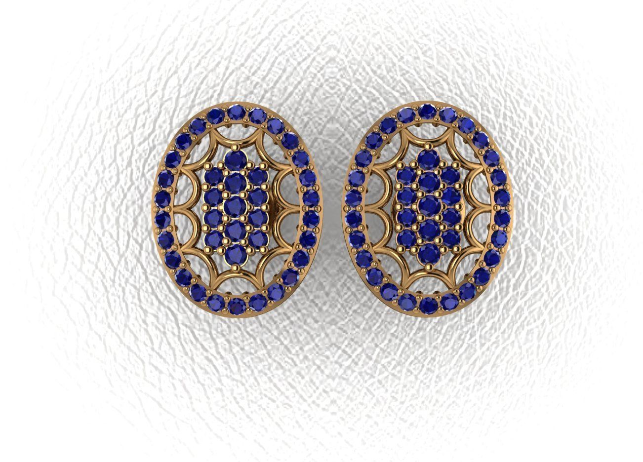 Elegant Earrings 3D print model_48