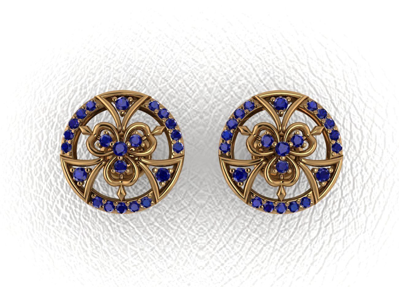 Elegant Earrings 3D print model_19