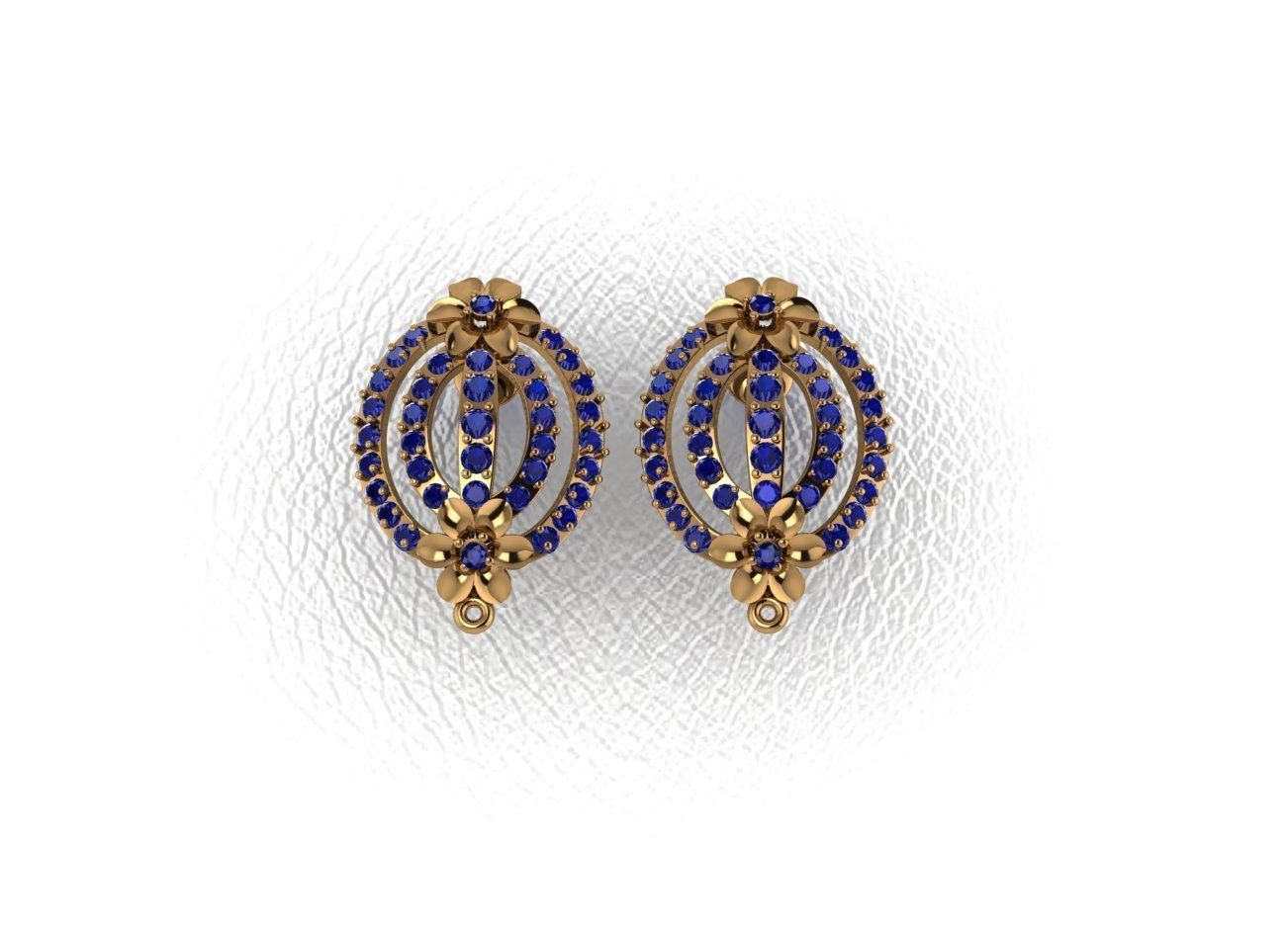 Elegant Earrings 3D print model_4