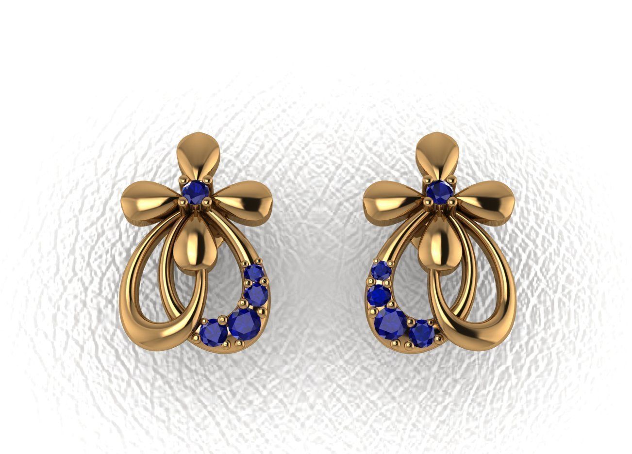 Elegant Earrings 3D print model_38