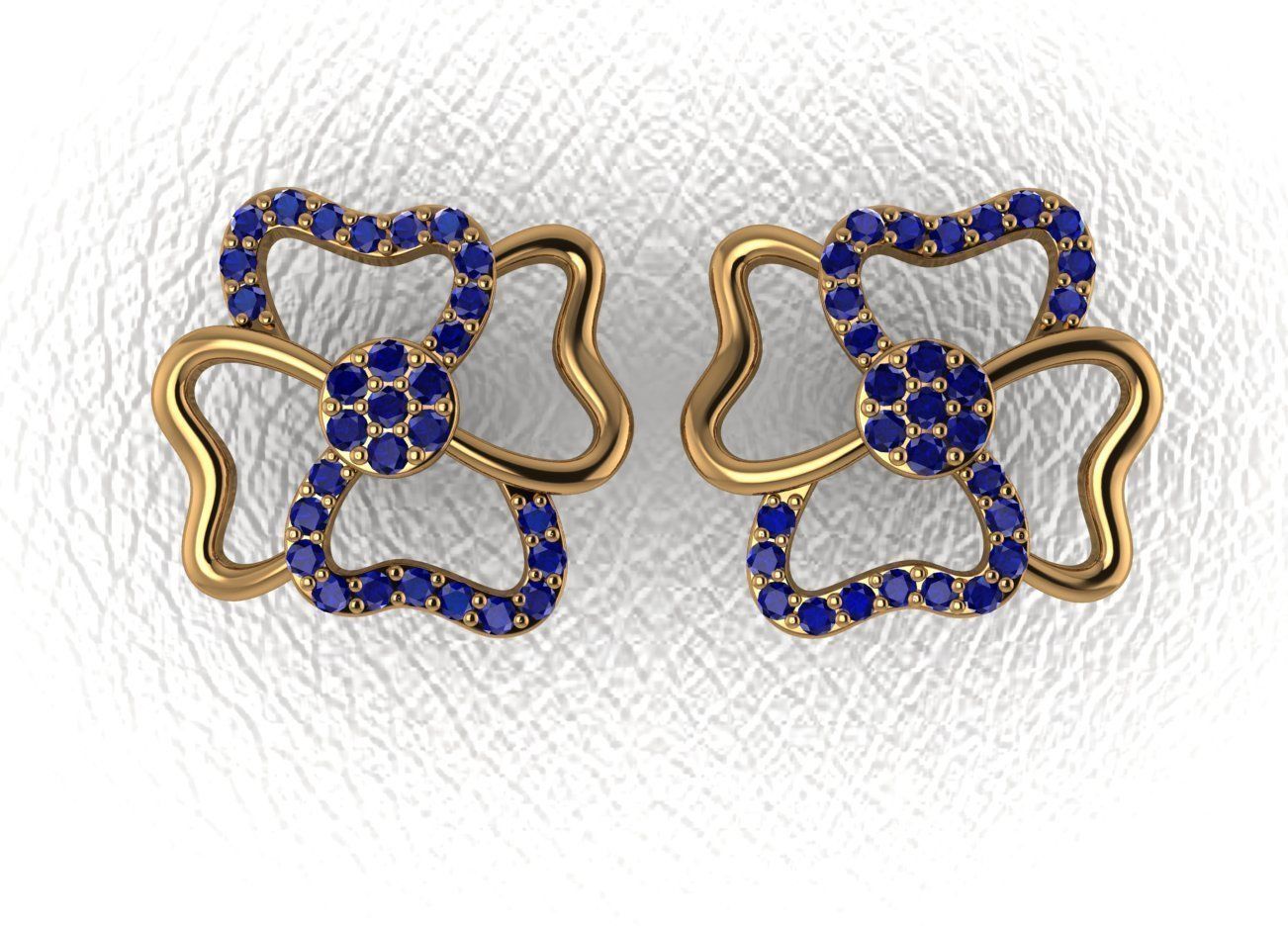 Elegant Earrings 3D print model_35