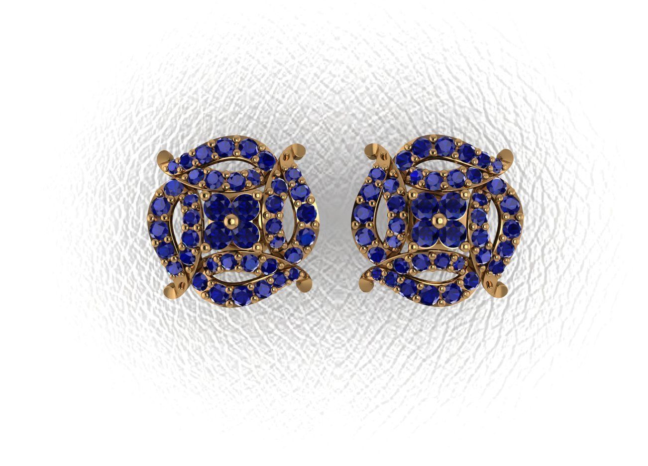 Elegant Earrings 3D print model_8