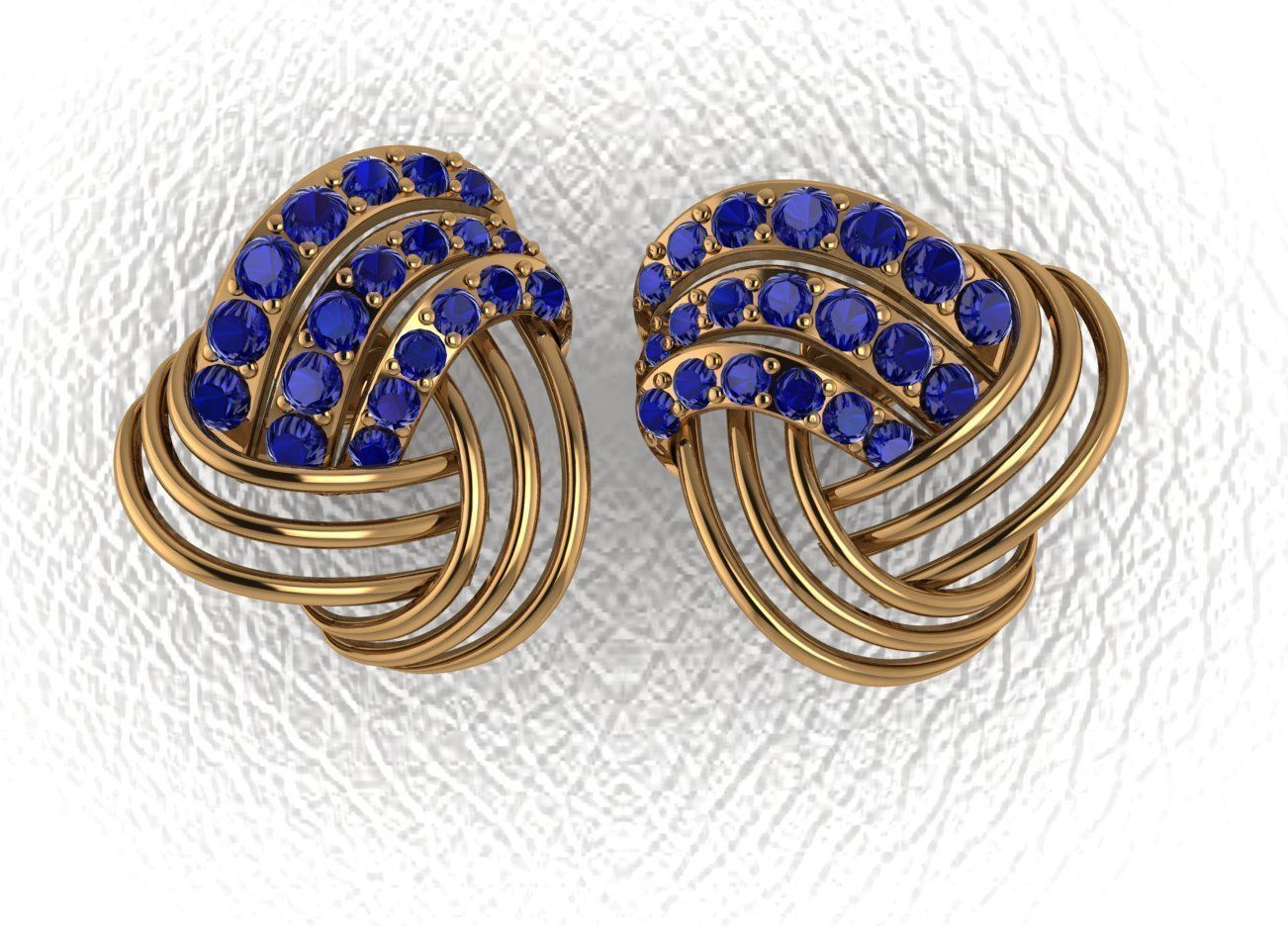 Elegant Earrings 3D print model_31