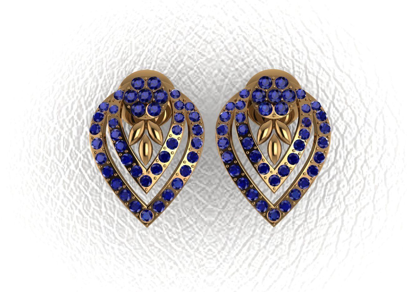 Elegant Earrings 3D print model_14