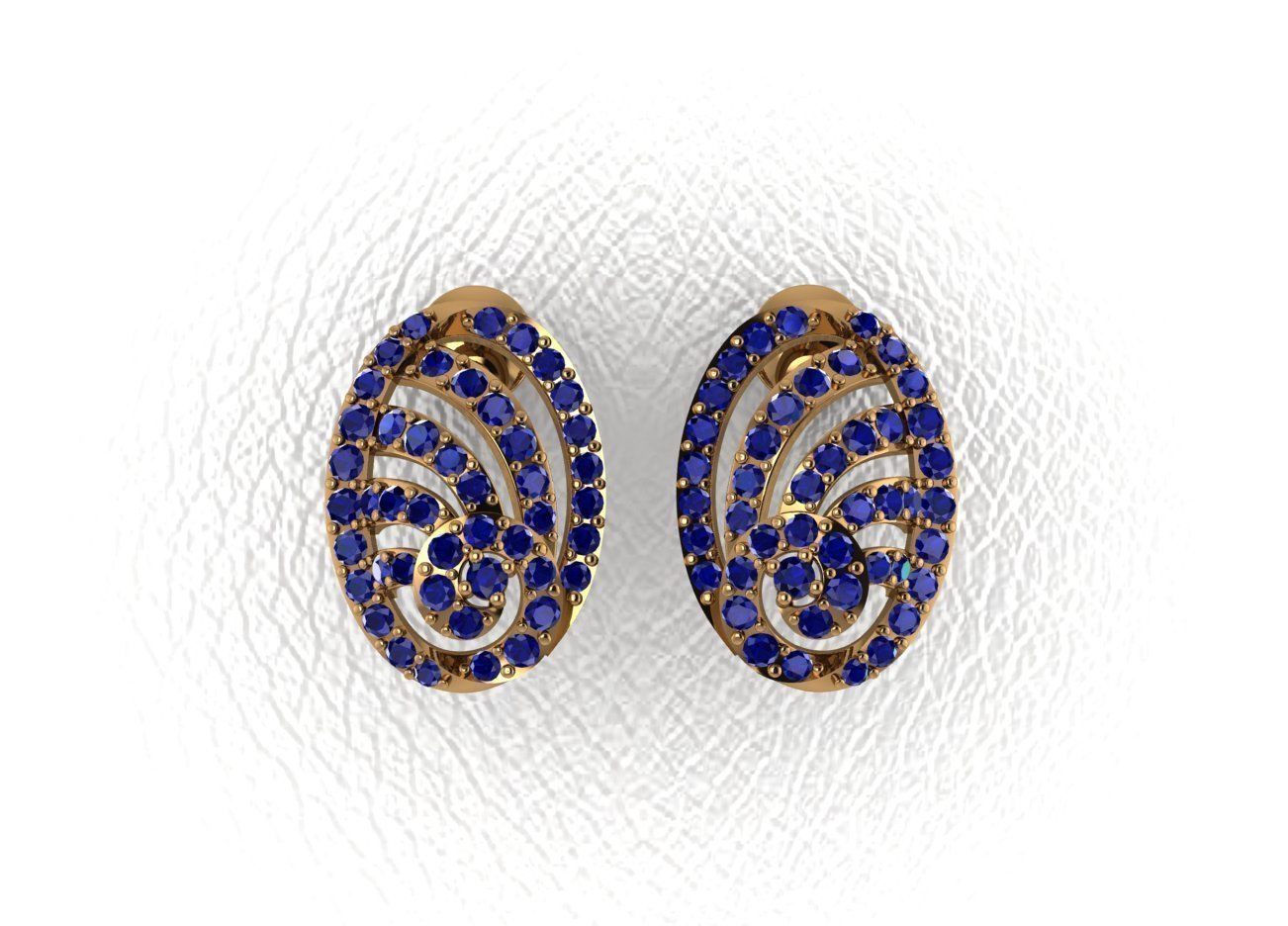 Elegant Earrings 3D print model_7