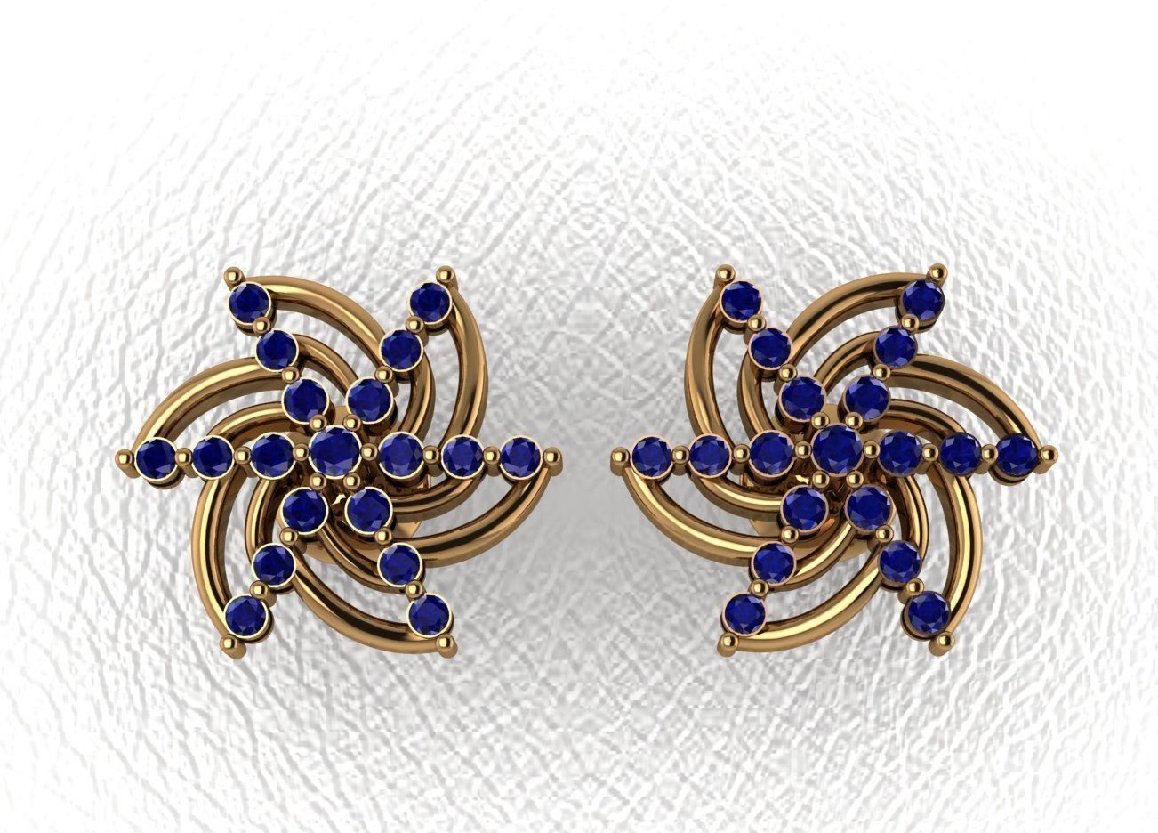 Elegant Earrings 3D print model_44