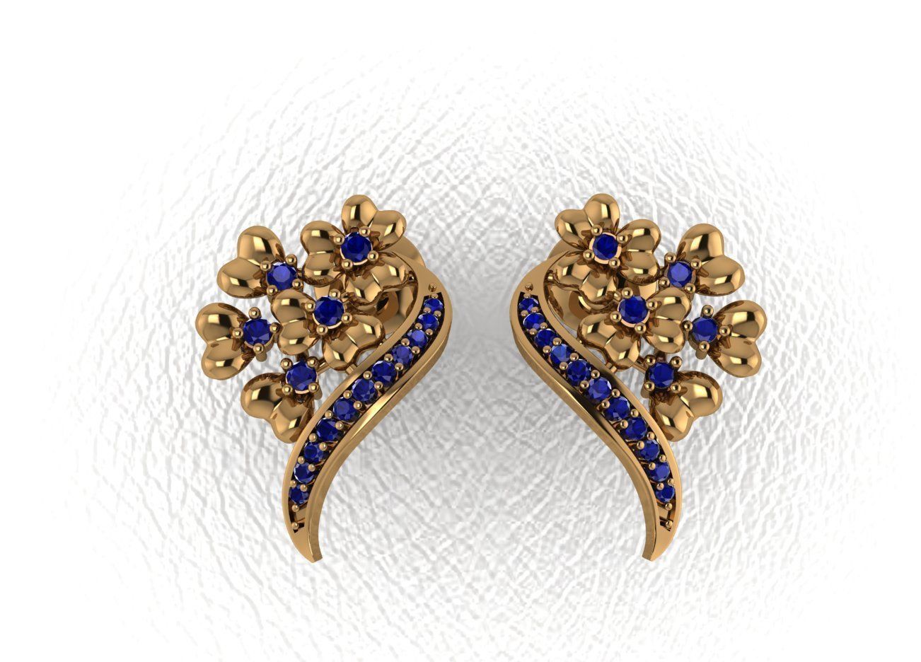 Elegant Earrings 3D print model_40