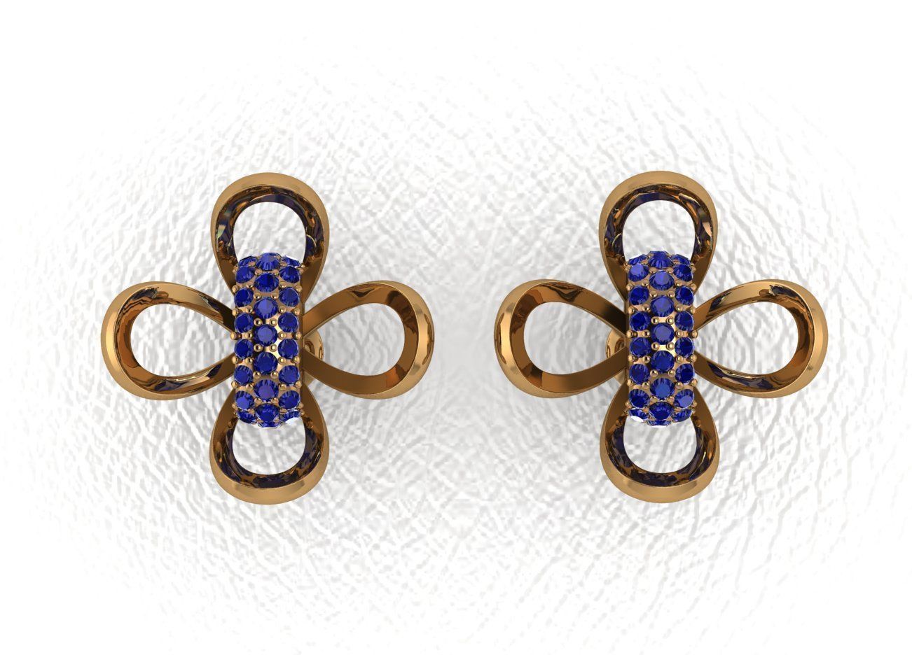 Elegant Earrings 3D print model_26