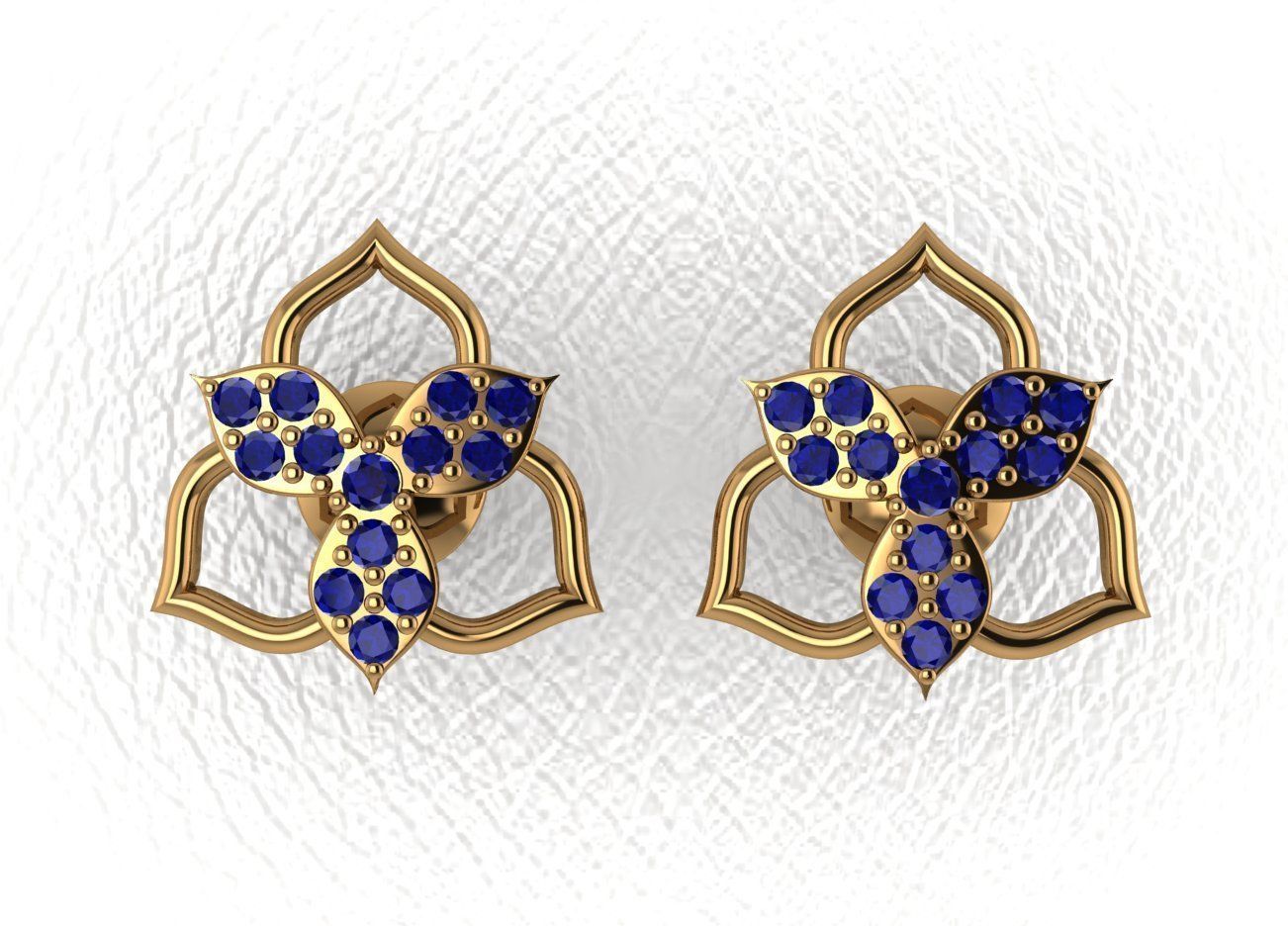 Elegant Earrings 3D print model_36