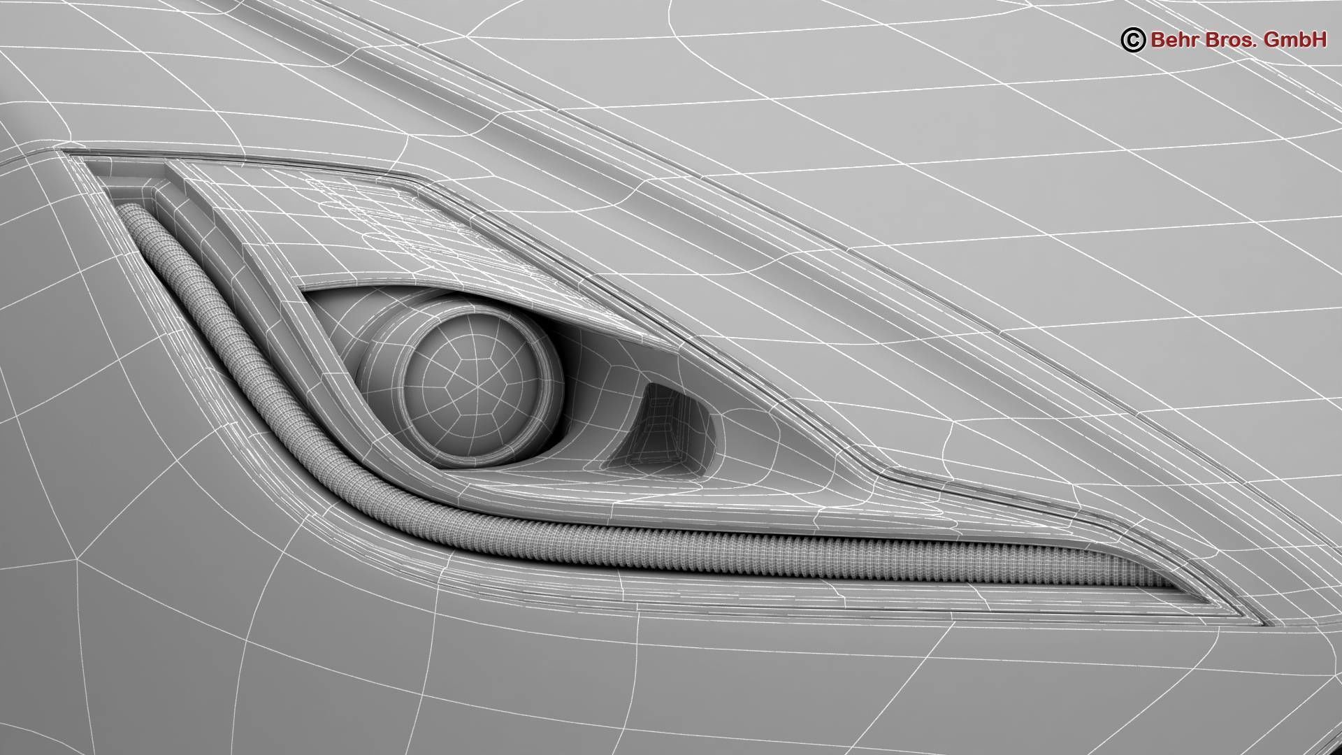 Generic Sport Coupe 3D model_24