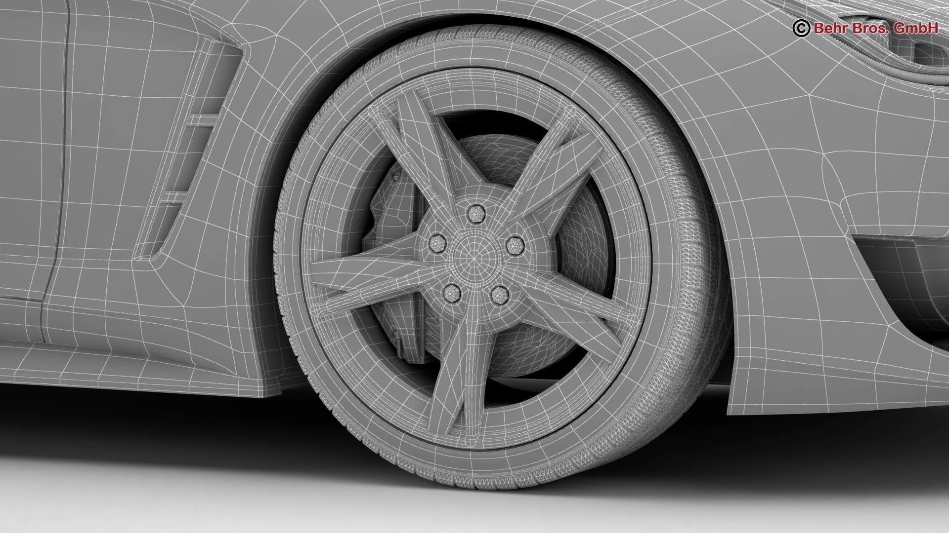 Generic Sport Coupe 3D model_23