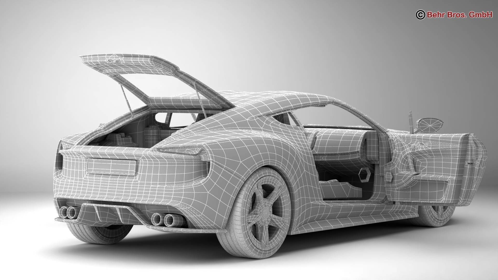 Generic Sport Coupe 3D model_19