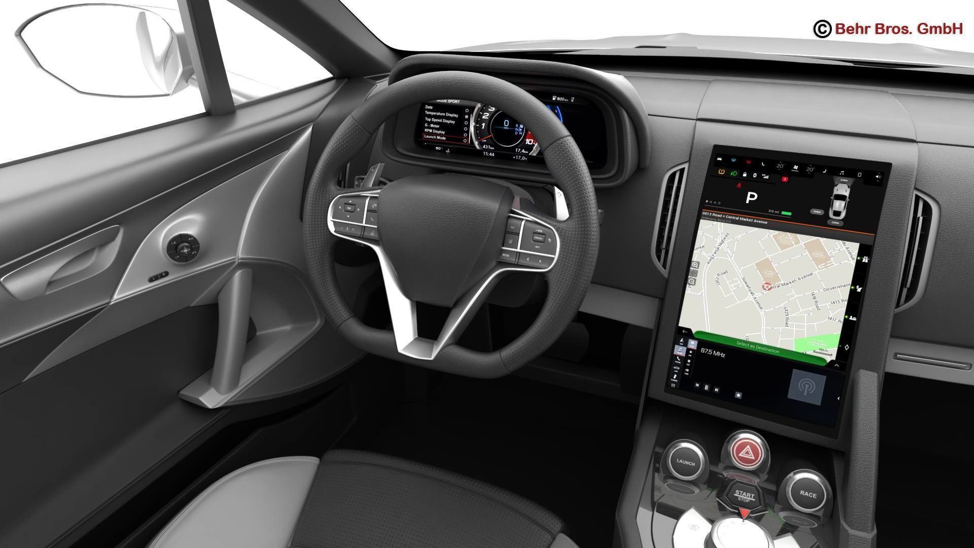 Generic Sport Coupe 3D model_14