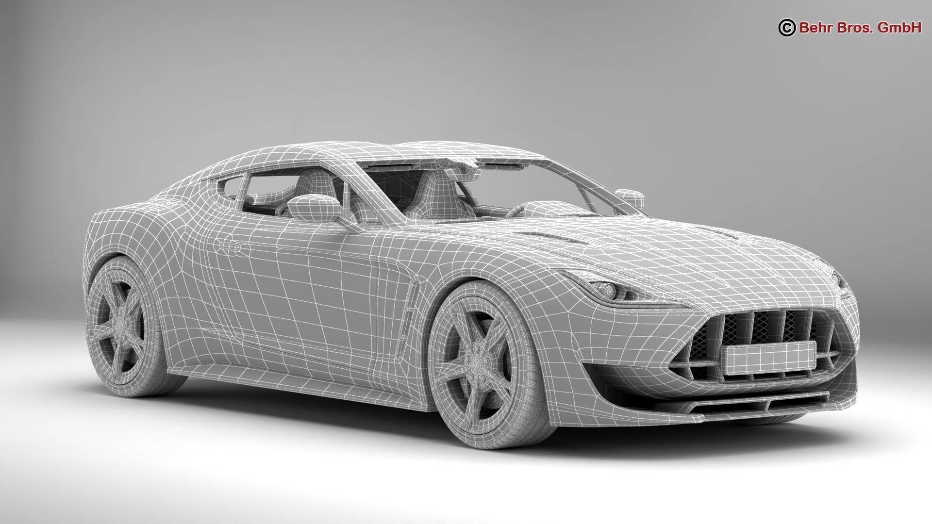 Generic Sport Coupe 3D model_16