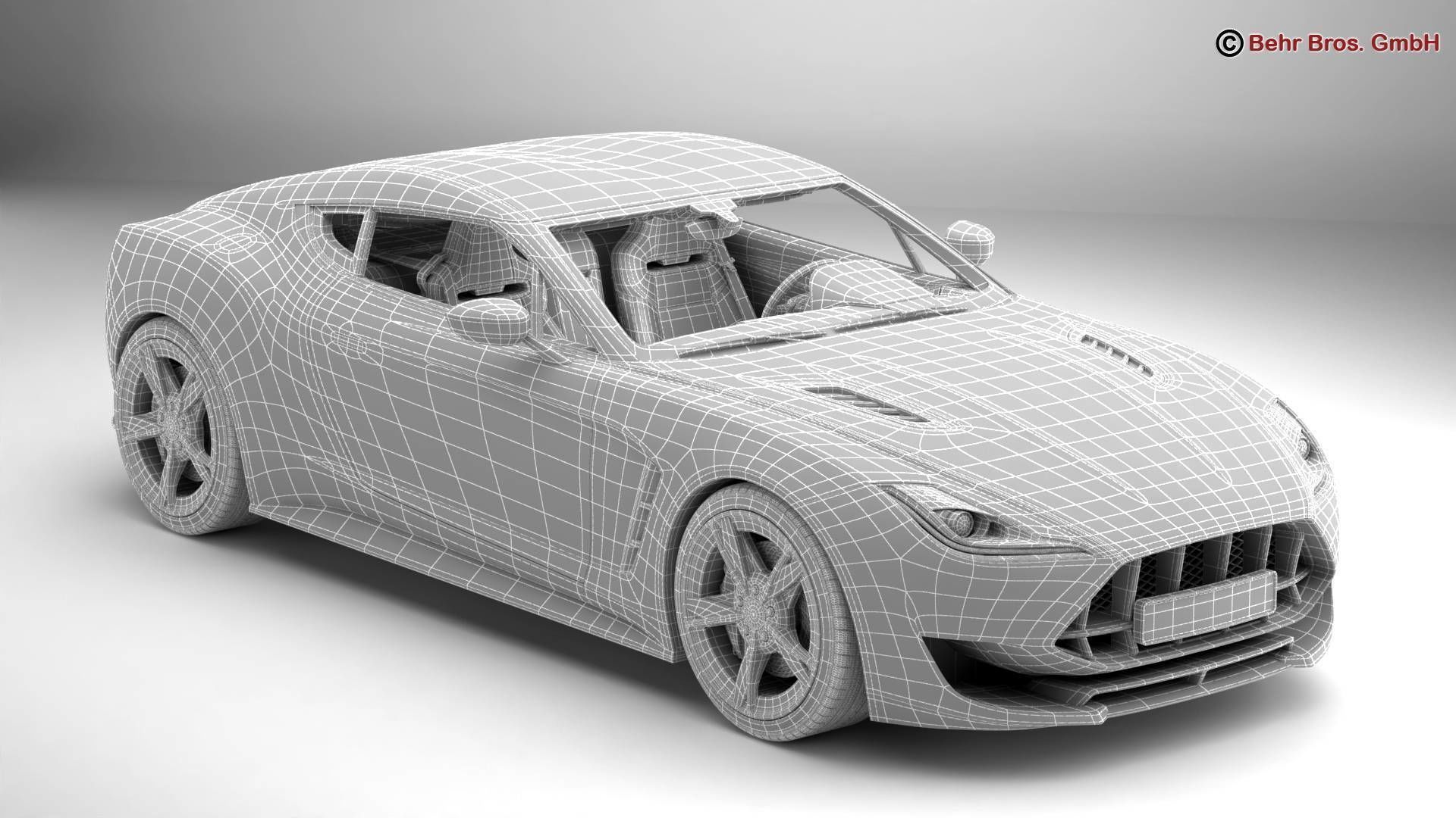 Generic Sport Coupe 3D model_15