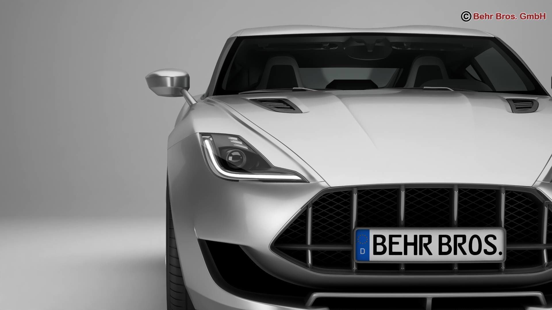 Generic Sport Coupe 3D model_7