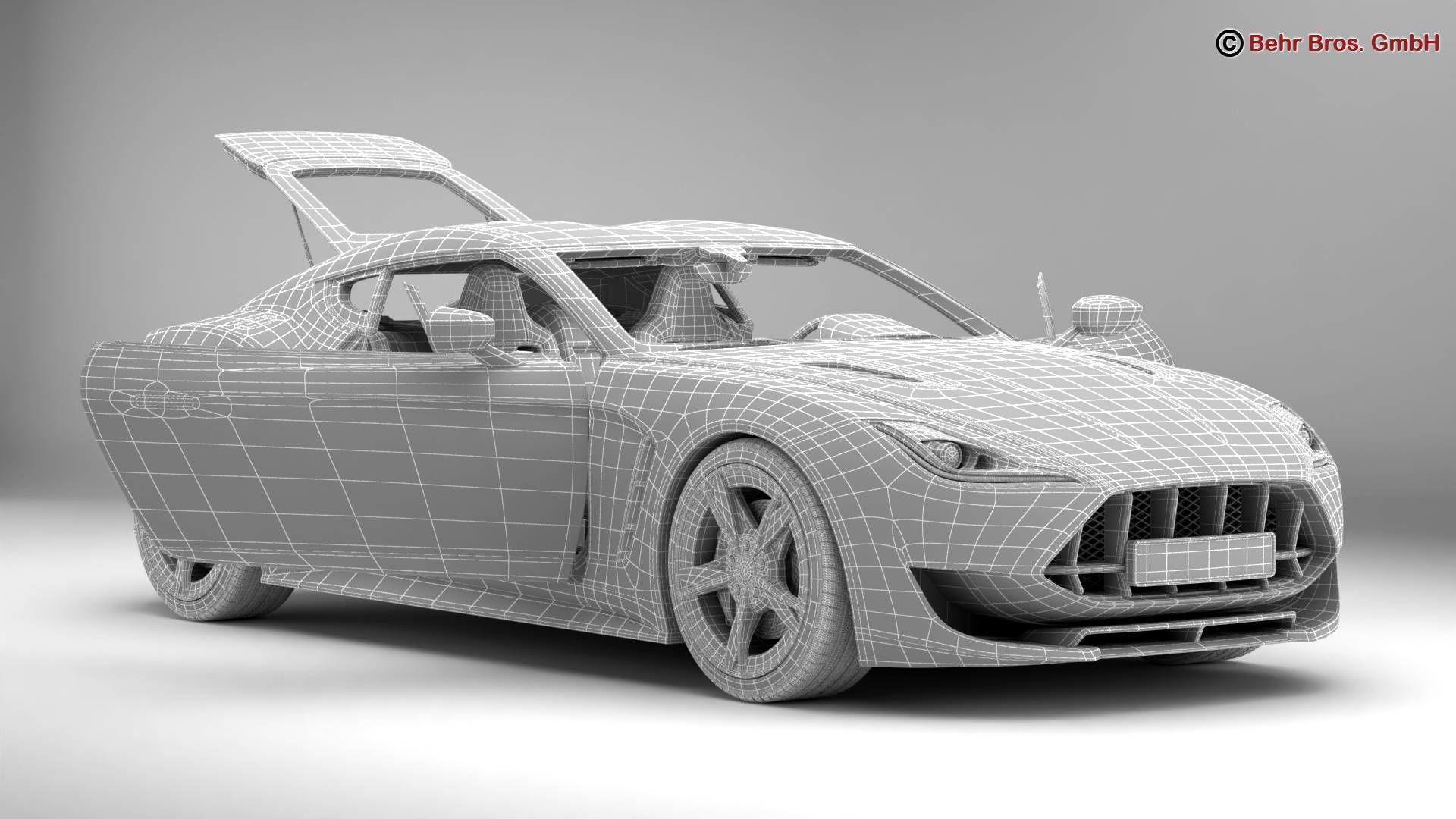 Generic Sport Coupe 3D model_17