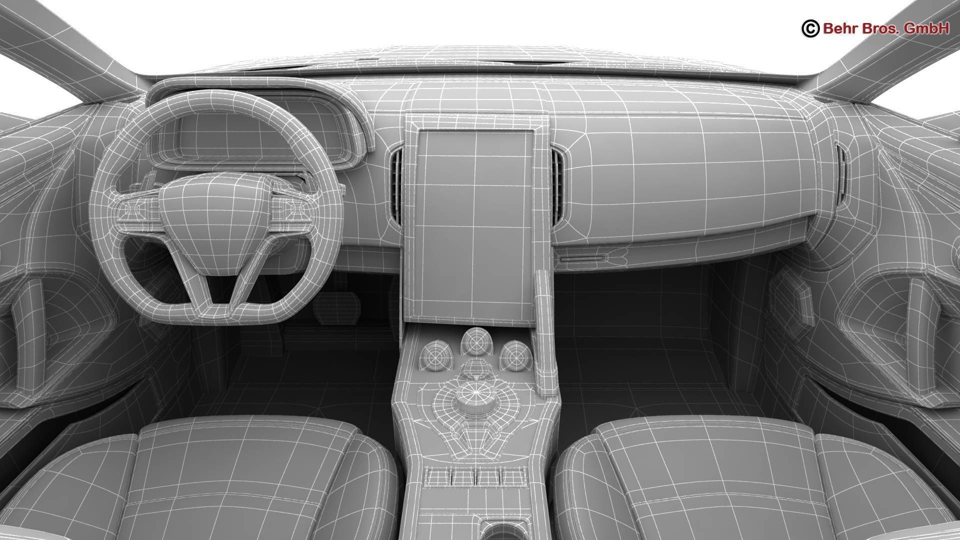 Generic Sport Coupe 3D model_28