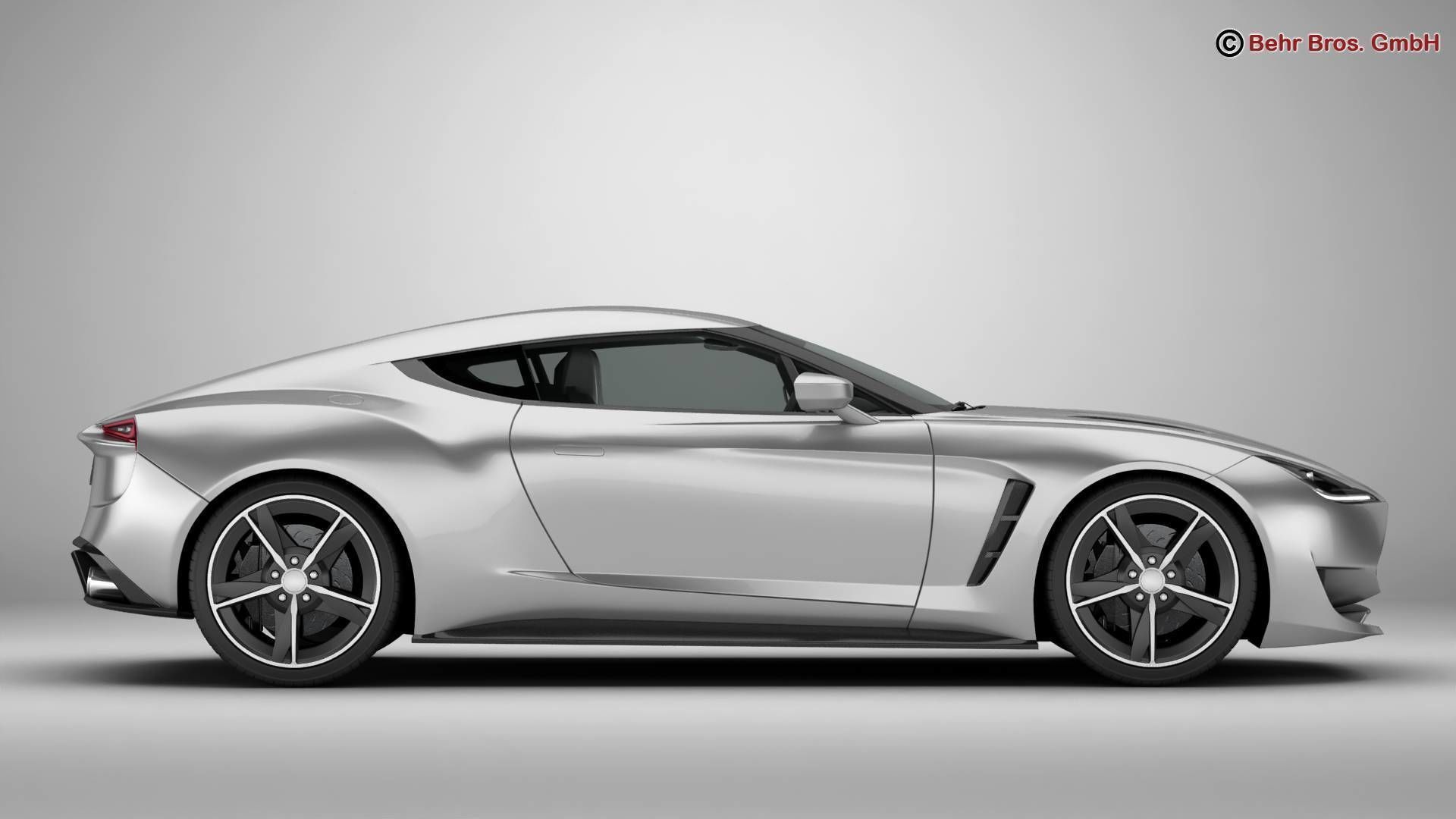 Generic Sport Coupe 3D model_5