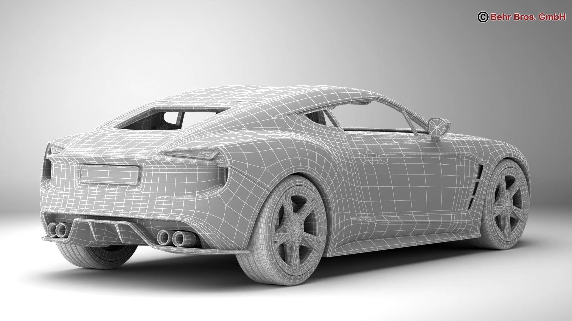 Generic Sport Coupe 3D model_18