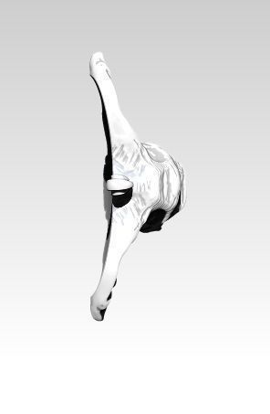 Elephant  Necklace 3D print model_3