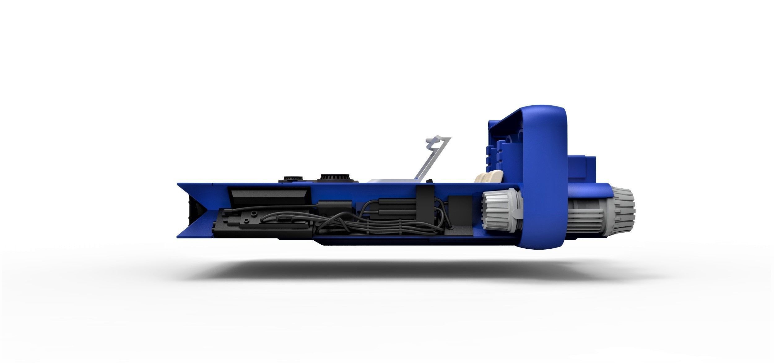 M-68 Landspeeder of Han Solo Scale 1 to 24 3D print model_7