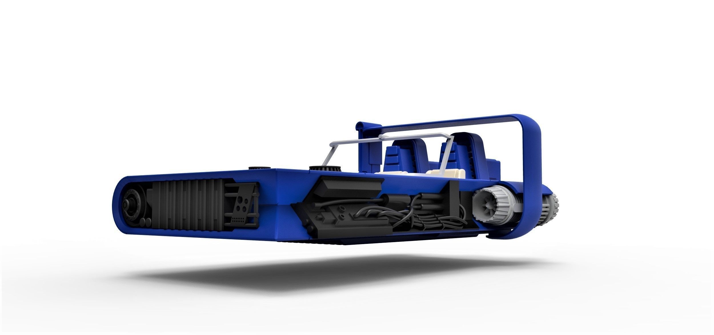 M-68 Landspeeder of Han Solo Scale 1 to 24 3D print model_6