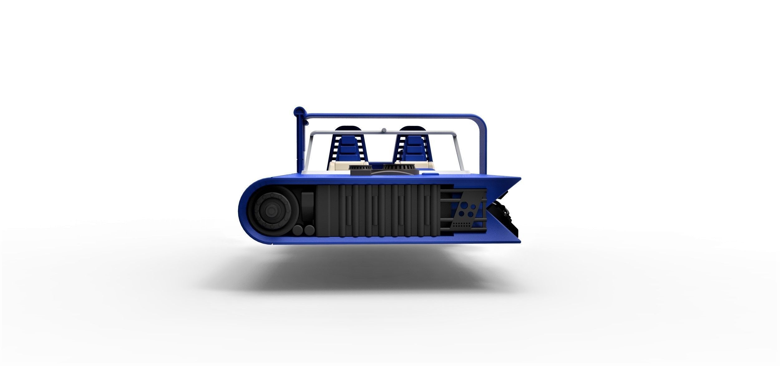 M-68 Landspeeder of Han Solo Scale 1 to 24 3D print model_4