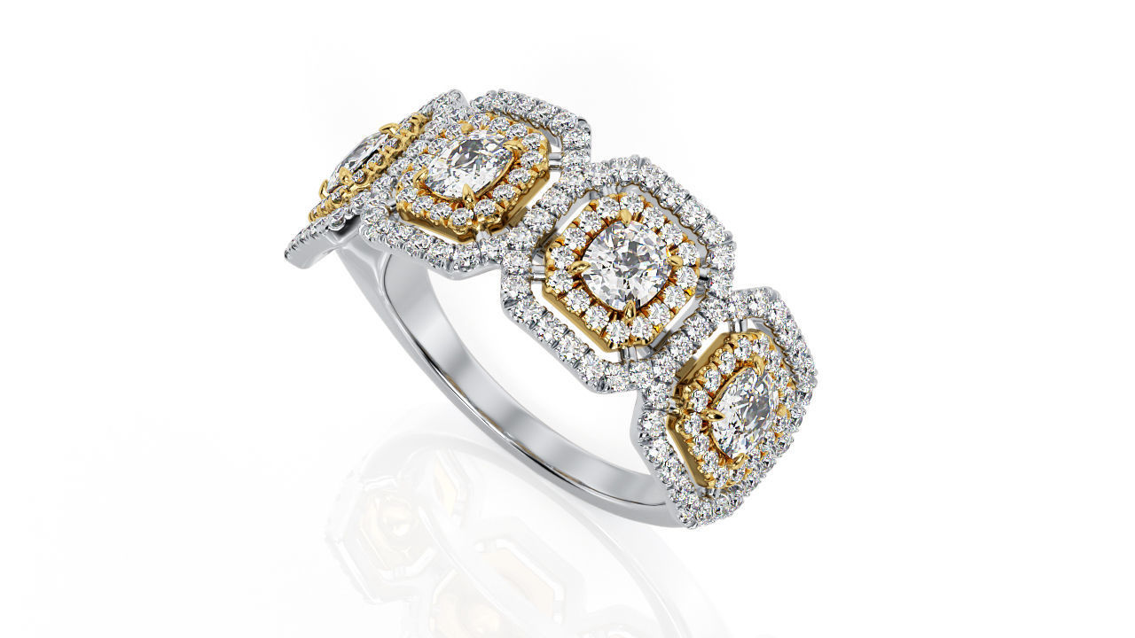 Ring R F 0116 3D print model_3