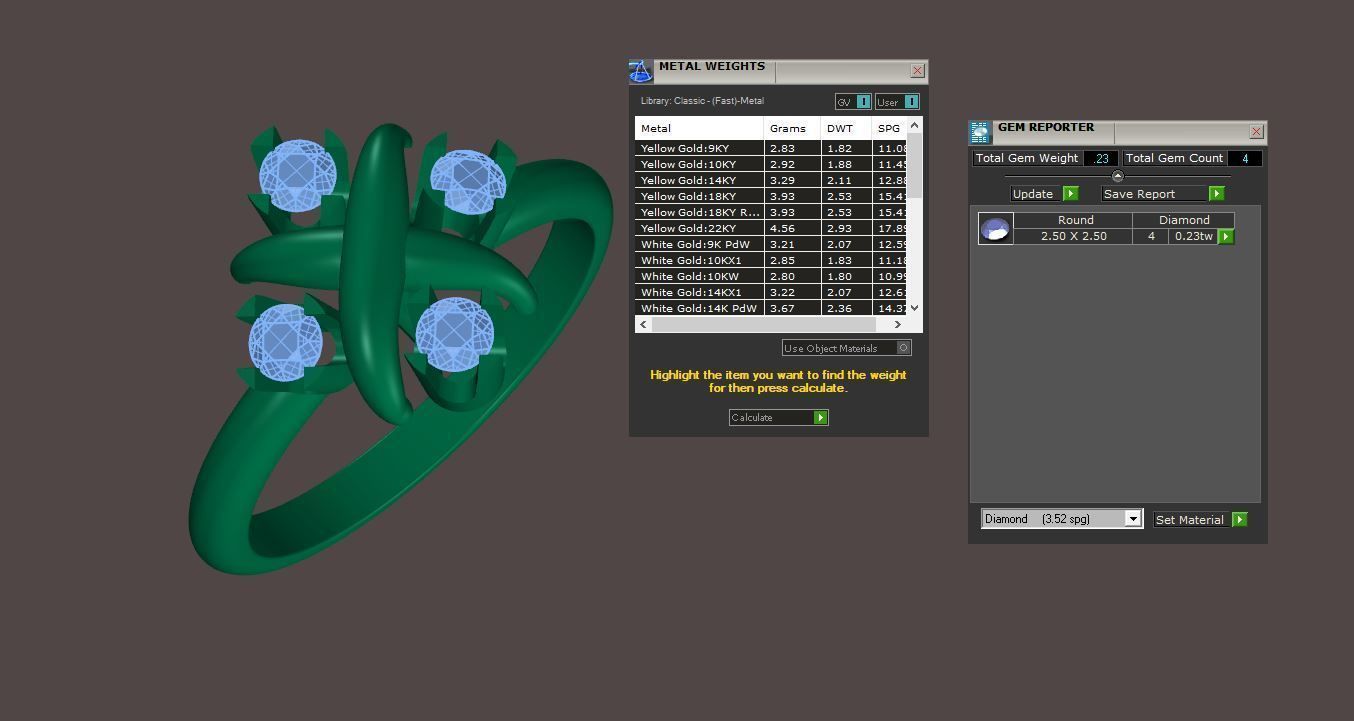 Collection 3 pair of earrings with diamonds _17
