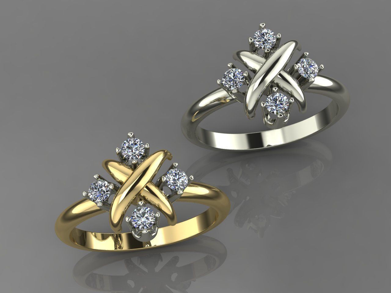 Collection 3 pair of earrings with diamonds _8