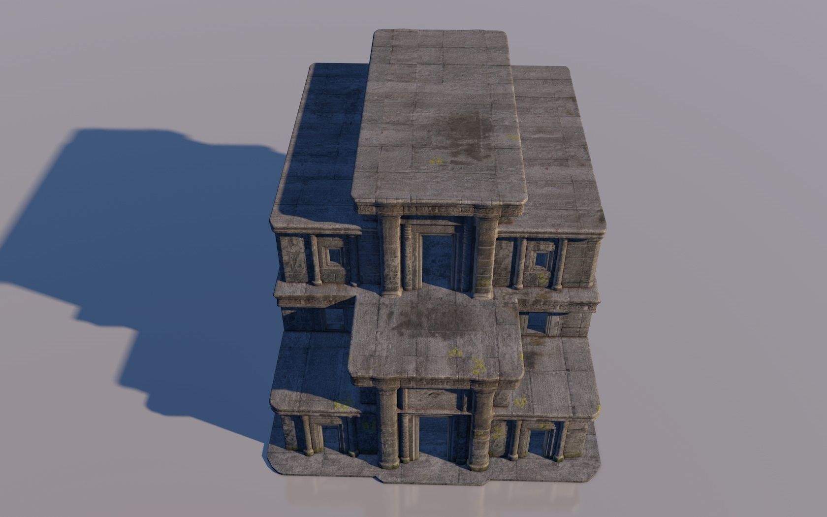 ancient ancestral temple 3D model_2