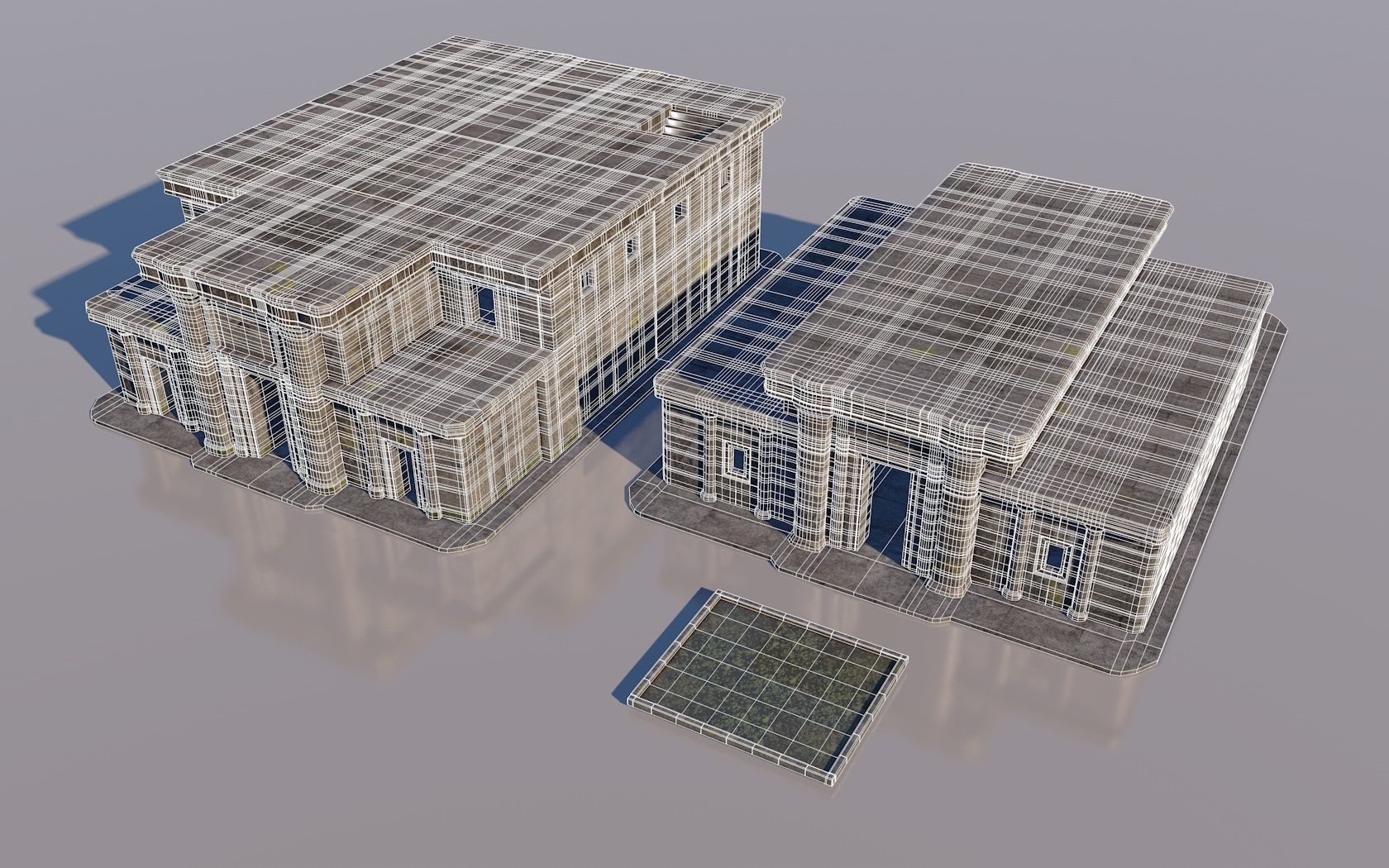 ancient ancestral temple 3D model_11