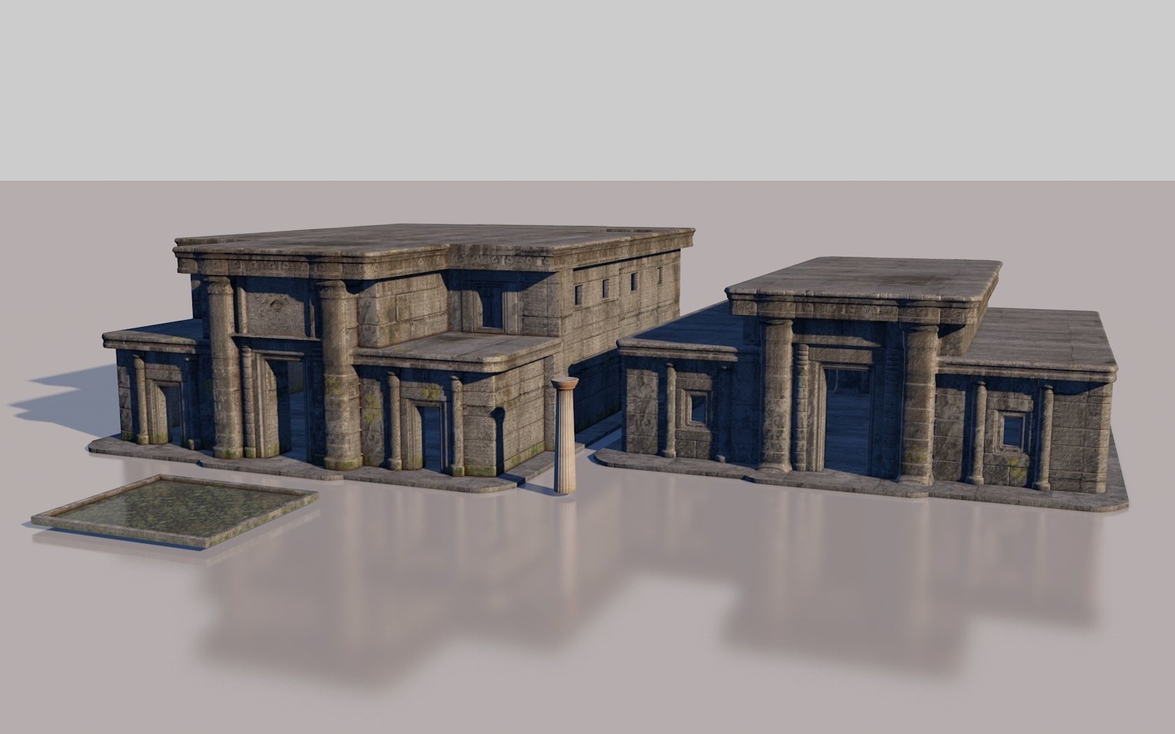 ancient ancestral temple 3D model_6