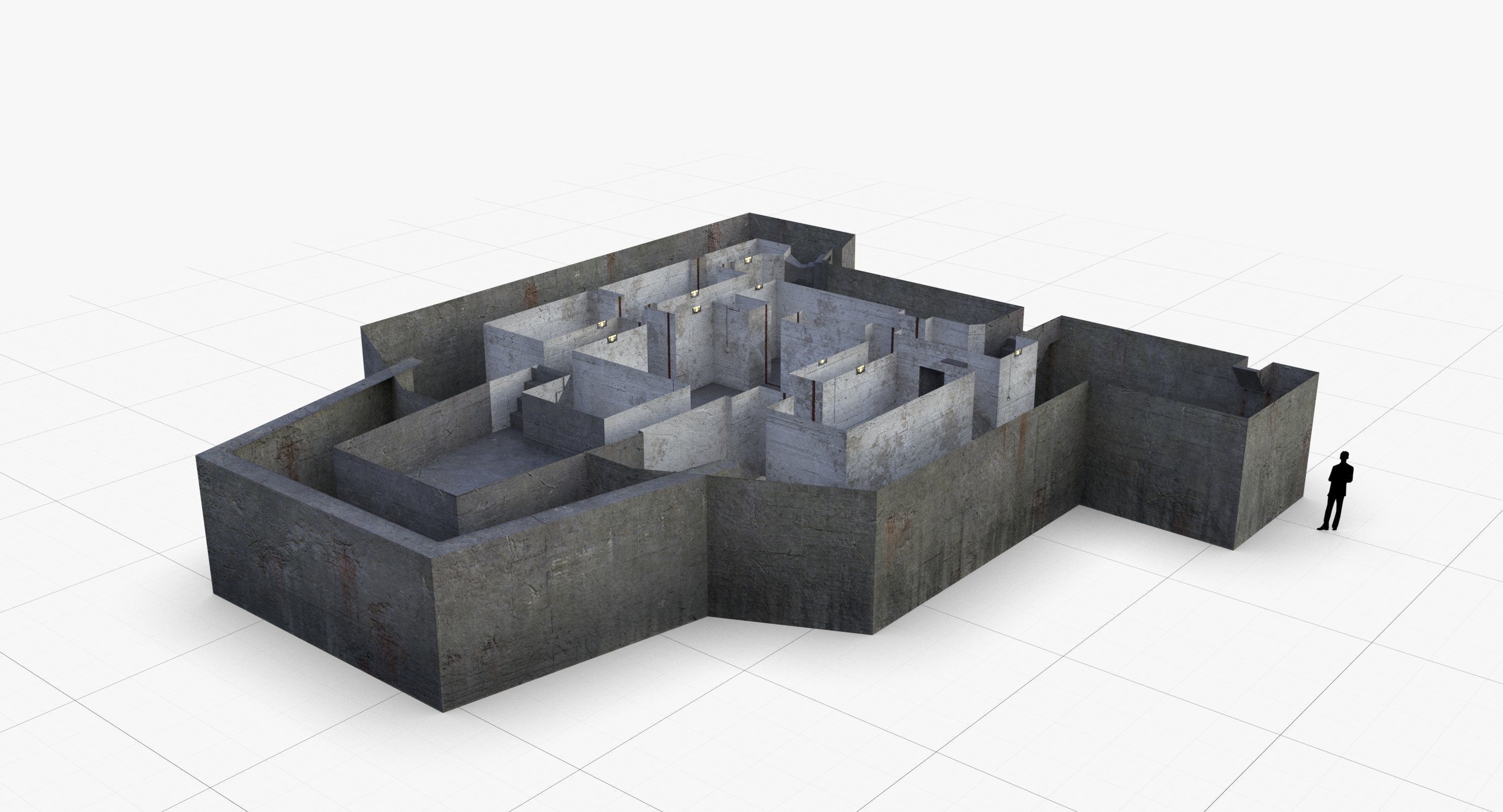 Bunker - M162A Low-poly 3D model_2