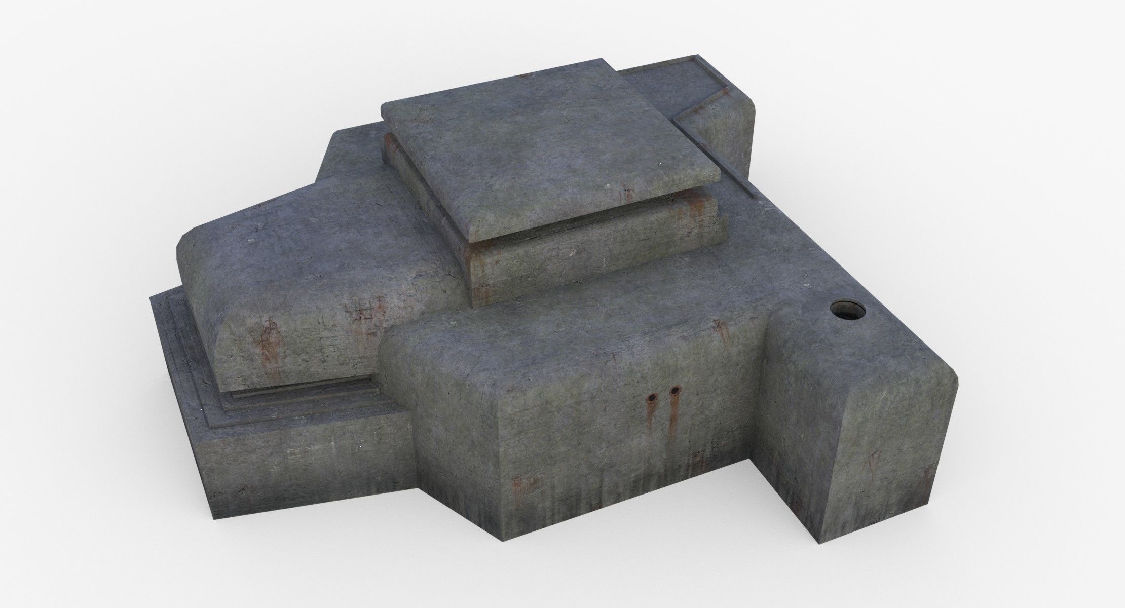 Bunker - M162A Low-poly 3D model_11