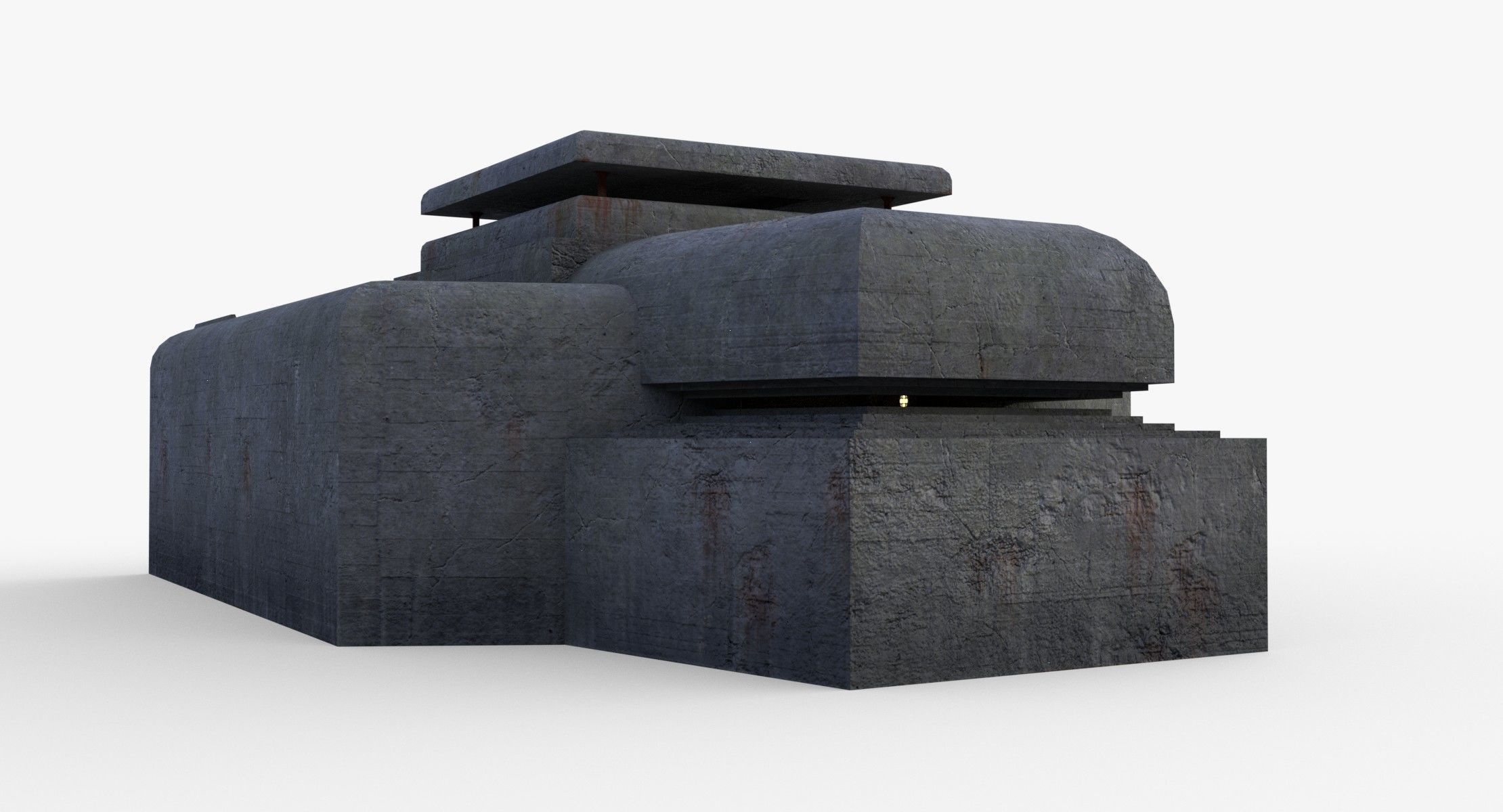 Bunker - M162A Low-poly 3D model_9