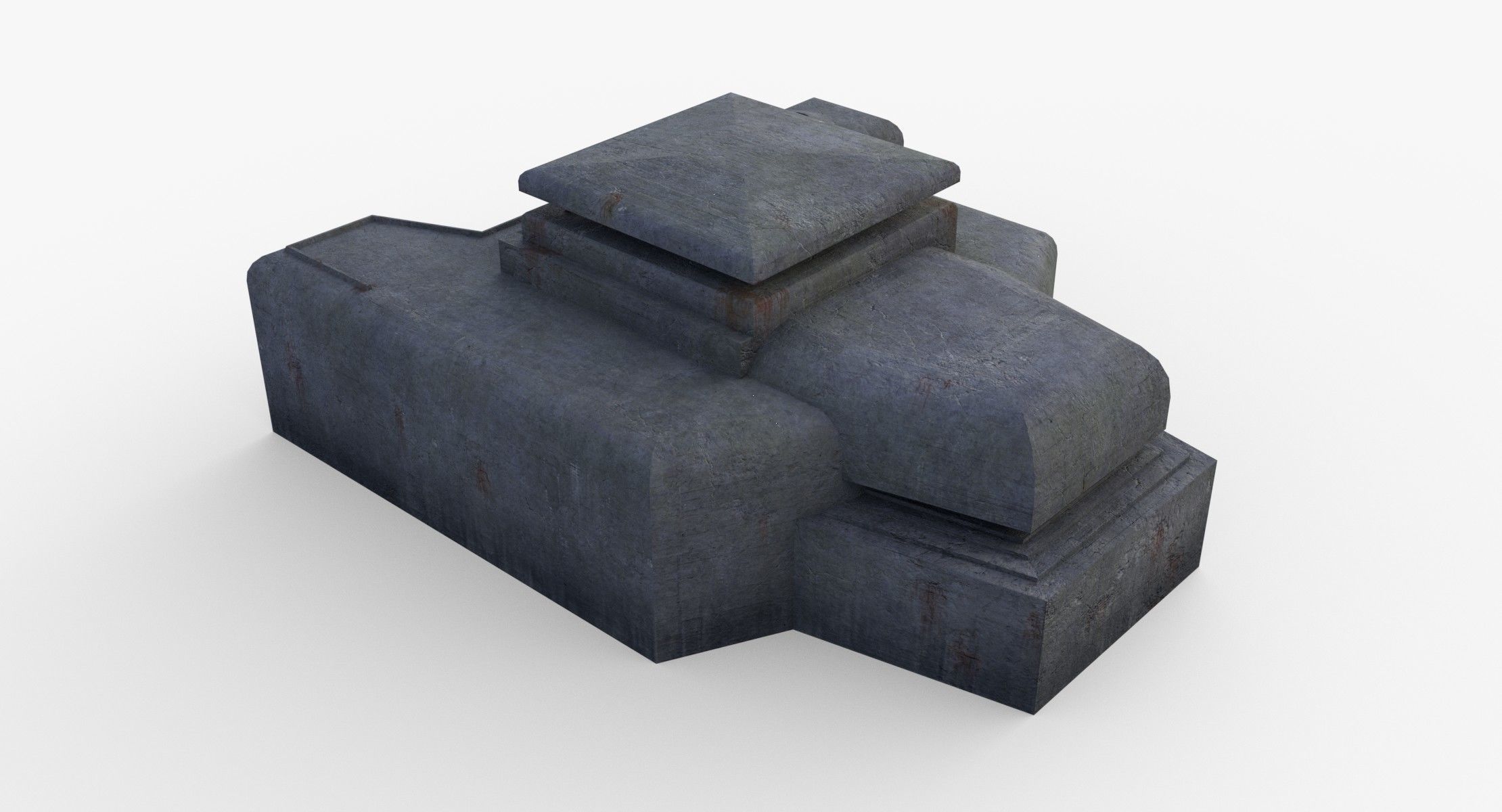 Bunker - M162A Low-poly 3D model_8