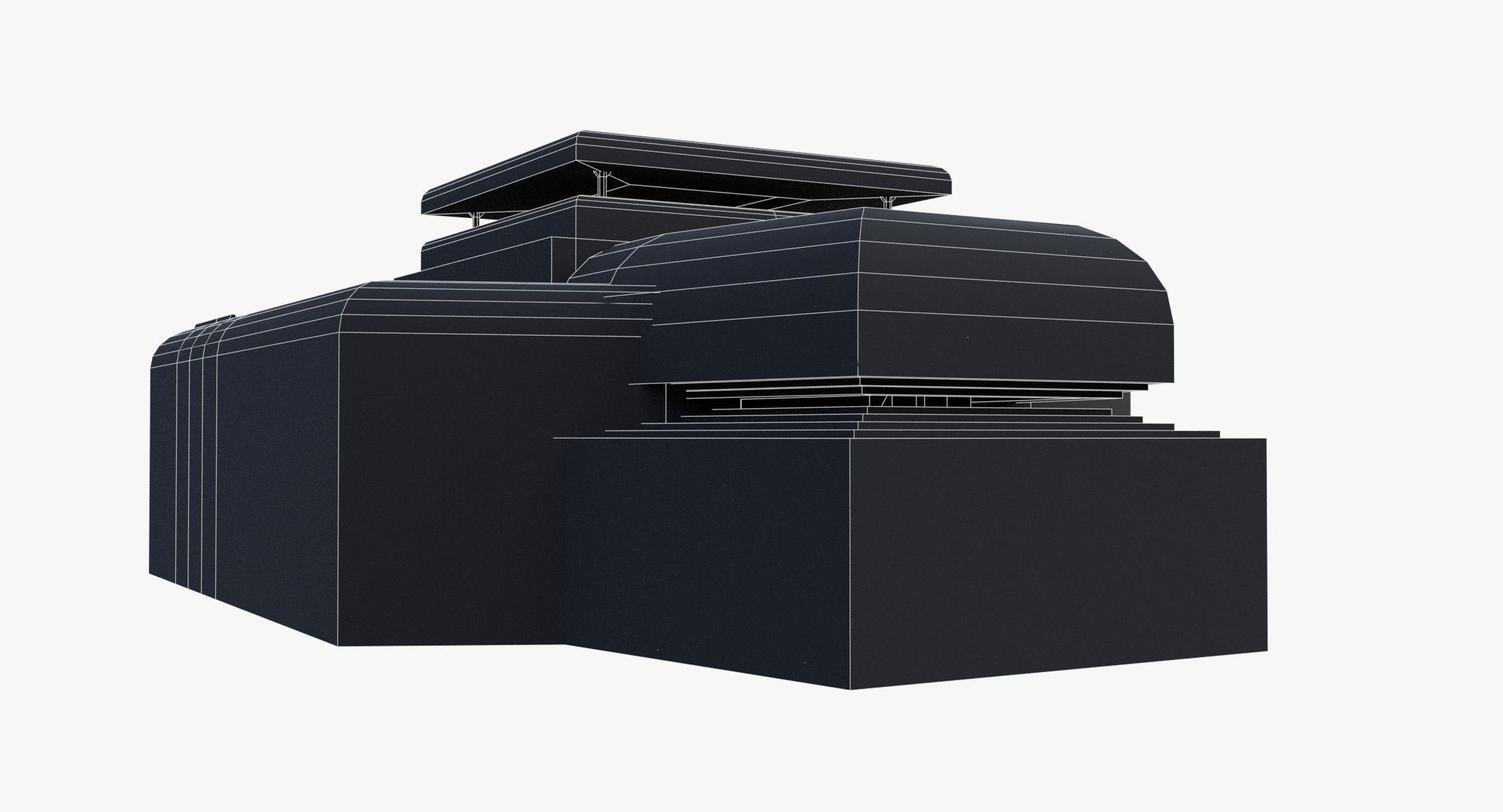 Bunker - M162A Low-poly 3D model_19